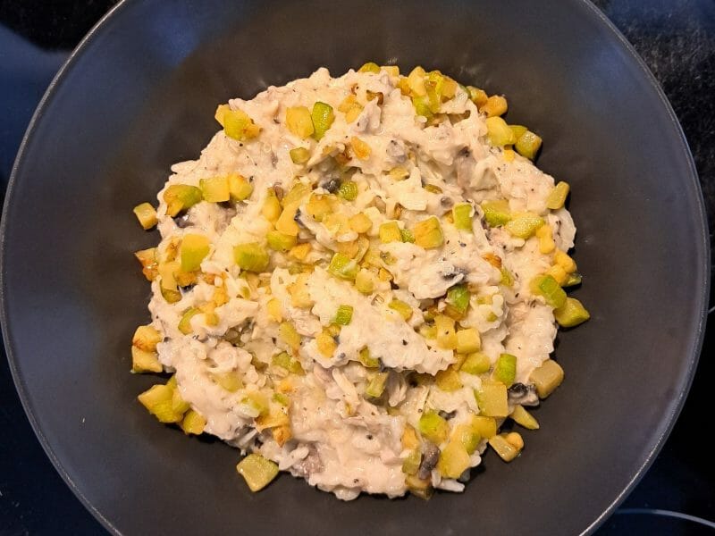 Cliquez pour zoomer ! Risotto poulet et champignons Thermomix par bouclette5