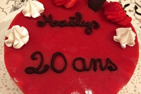 Cliquez pour zoomer ! Bavarois aux fraises Thermomix par Nel40