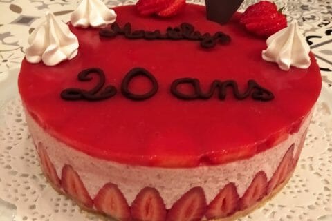 Cliquez pour zoomer ! Bavarois aux fraises Thermomix par Nel40