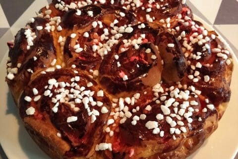 Cliquez pour zoomer ! Brioche aux pralines roses Thermomix par Nel40