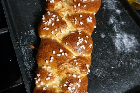 Cliquez pour zoomer ! Brioche tressée à la mie filante Thermomix par Nadg74