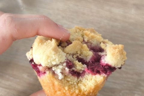 Cliquez pour zoomer ! Muffins aux pommes façon crumble Thermomix par leels
