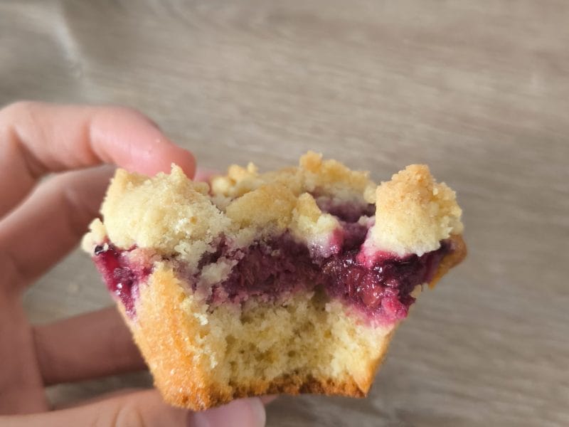 Cliquez pour zoomer ! Muffins aux pommes façon crumble Thermomix par leels