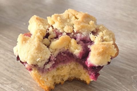 Cliquez pour zoomer ! Muffins aux pommes façon crumble Thermomix par leels