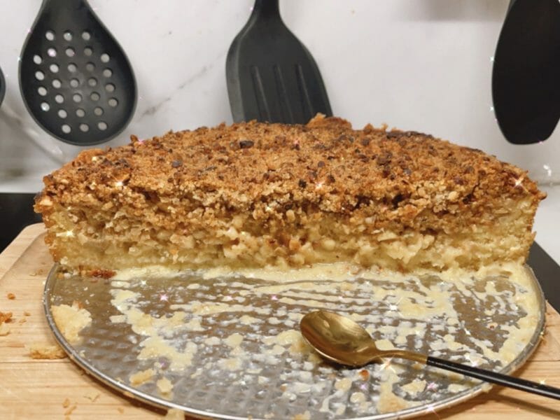 Cliquez pour zoomer ! Tarte aux pommes façon crumble Thermomix par Mariama