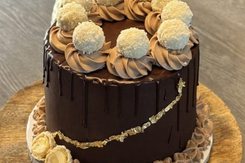 Cliquez pour zoomer ! Layer cake Kinder Bueno Thermomix par thermomix_khawla