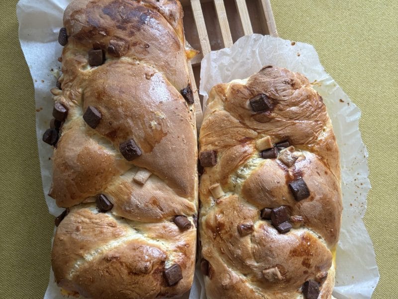 Cliquez pour zoomer ! Brioche tressée à la mie filante Thermomix par lucie_588