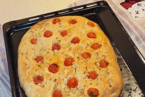 Cliquez pour zoomer ! Focaccia des Pouilles Thermomix par lucie_588
