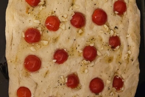 Cliquez pour zoomer ! Focaccia des Pouilles Thermomix par lucie_588