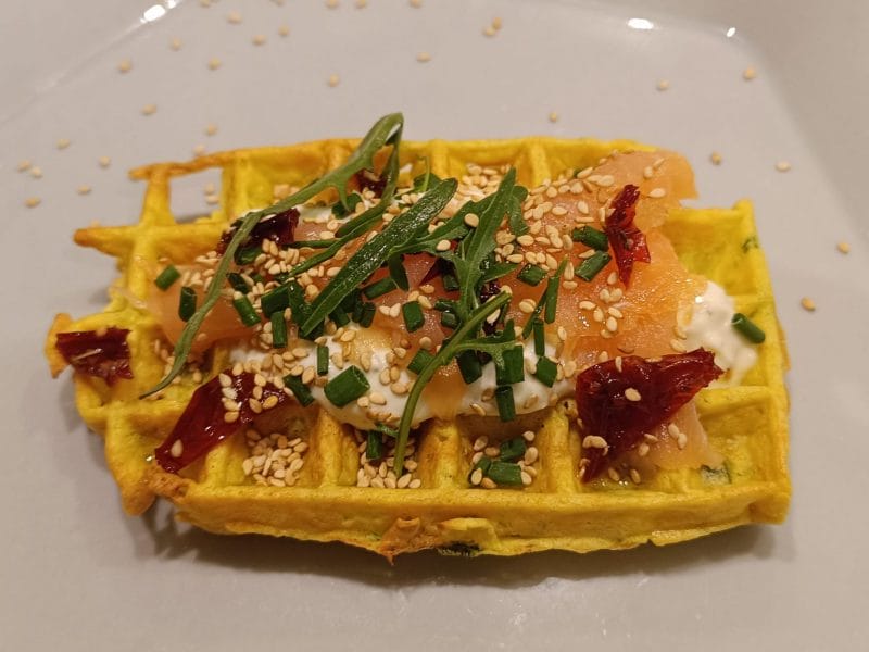 Cliquez pour zoomer ! Gaufres courgettes Thermomix par Annick