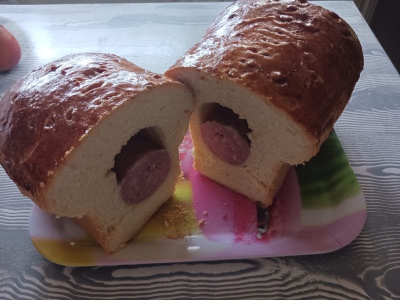 Cliquez pour zoomer ! Saucisson brioché Thermomix par Scarole