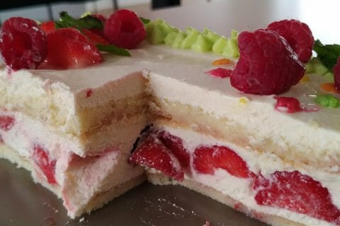 Cliquez pour zoomer ! Fraisier Thermomix par emiliehd69000