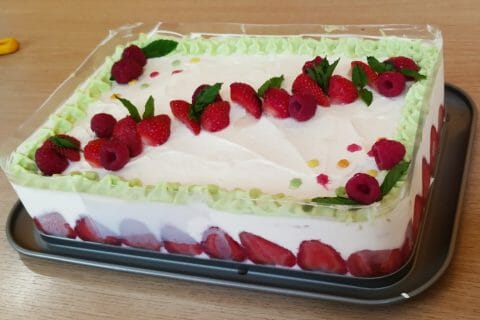 Cliquez pour zoomer ! Fraisier Thermomix par emiliehd69000