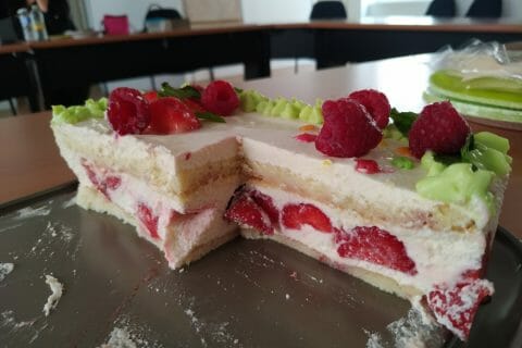 Cliquez pour zoomer ! Fraisier Thermomix par emiliehd69000