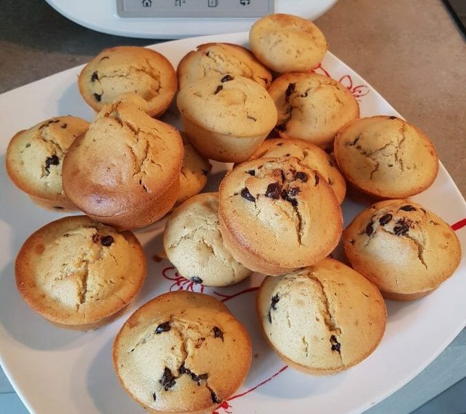 Cliquez pour zoomer ! Muffins aux pépites de chocolat Thermomix par Wananez 54
