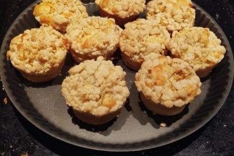 Cliquez pour zoomer ! Muffins aux pommes façon crumble Thermomix par romain62800