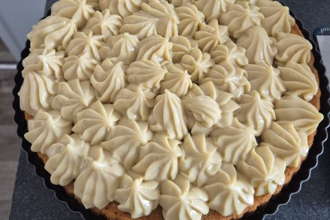 Cliquez pour zoomer ! Tarte renversée aux fruits rouges et citron vert Thermomix par SoKei