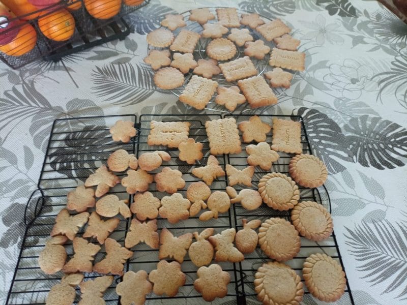 Cliquez pour zoomer ! Sablés miel, vanille et cannelle Thermomix par Christine