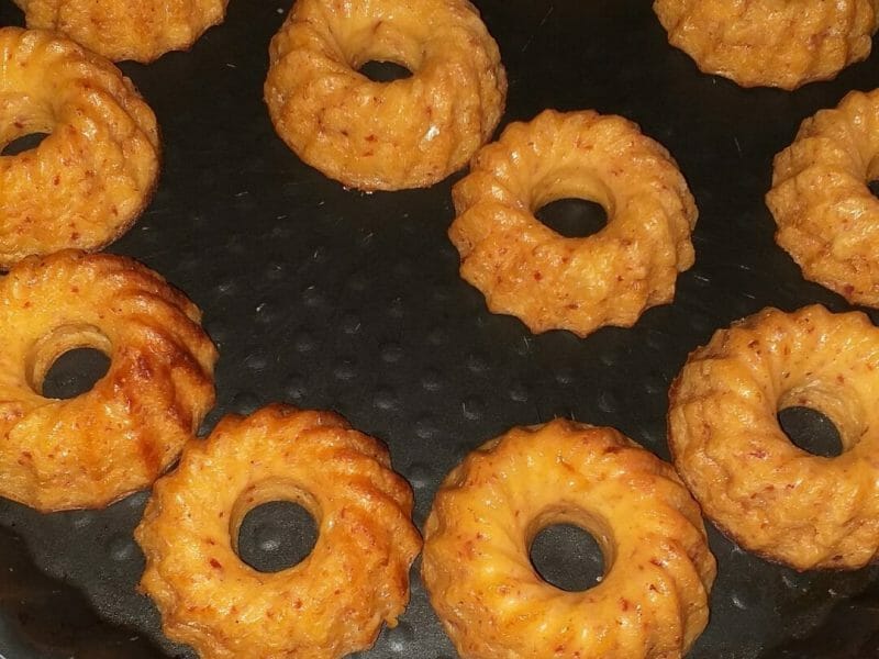 Cliquez pour zoomer ! Mini cannelés chorizo comté Thermomix par Christine