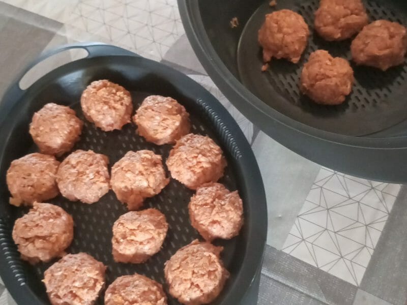Cliquez pour zoomer ! Boulettes de viande à la sauce tomate Thermomix par Christine
