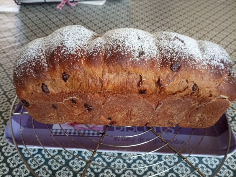Cliquez pour zoomer ! Brioche tout chocolat Thermomix par Christine