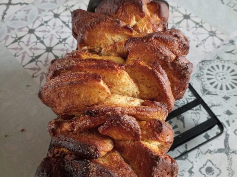 Cliquez pour zoomer ! Brioche à effeuiller à la cannelle Thermomix par Christine