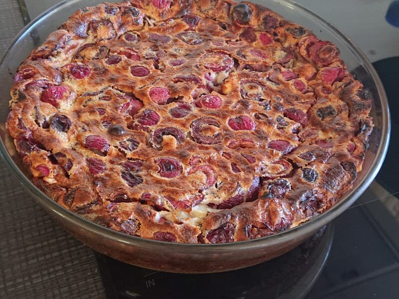 Cliquez pour zoomer ! Clafoutis aux cerises Thermomix par Manue6666