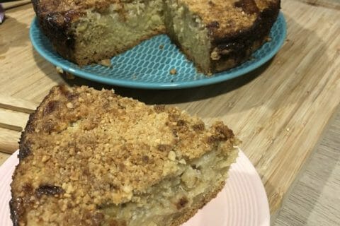 Cliquez pour zoomer ! Tarte aux pommes façon crumble Thermomix par David56
