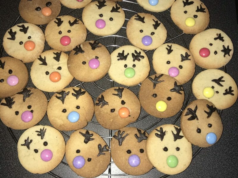 Cliquez pour zoomer ! Sablés rennes de Noël Thermomix par Mariepupuce