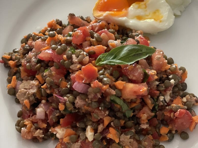 Cliquez pour zoomer ! Salade de lentilles Thermomix par pascaline_53