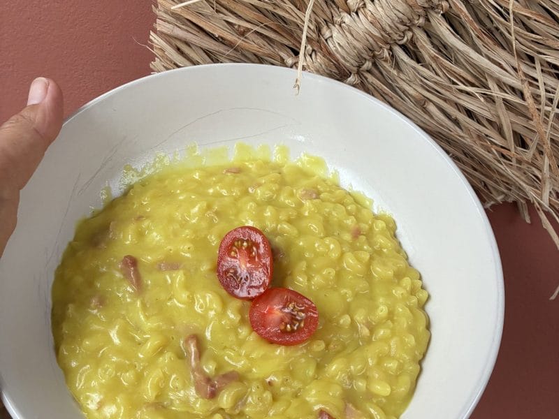 Cliquez pour zoomer ! Risotto de coquillettes Thermomix par pascaline_53