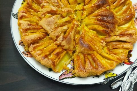 Cliquez pour zoomer ! Tarte Suisse aux pommes Thermomix par inass yassmine