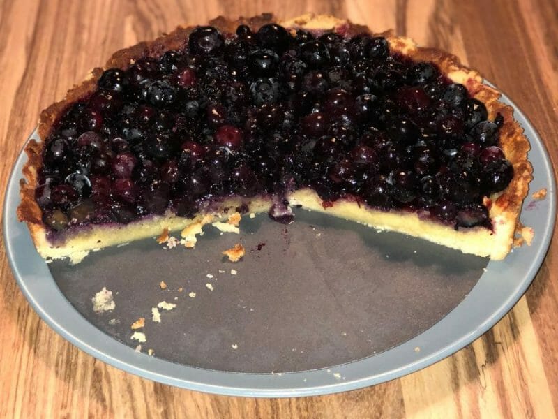 Cliquez pour zoomer ! Tarte aux myrtilles Thermomix par Emixam17