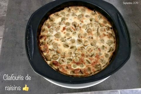 Cliquez pour zoomer ! Clafoutis aux raisins frais au Thermomix
