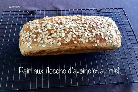 Cliquez pour zoomer ! Pain aux flocons d’avoine et au miel au Thermomix