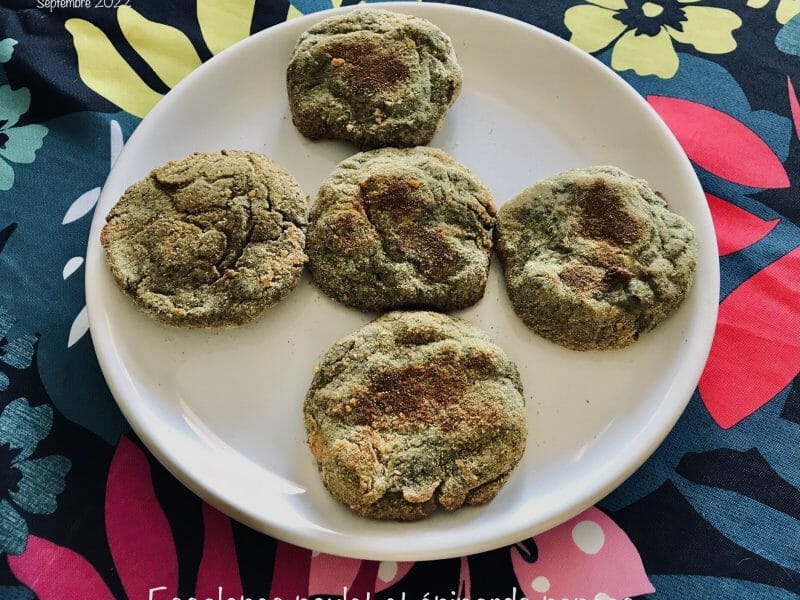 Cliquez pour zoomer ! Escalopes poulet et épinards panées Thermomix par NONO67