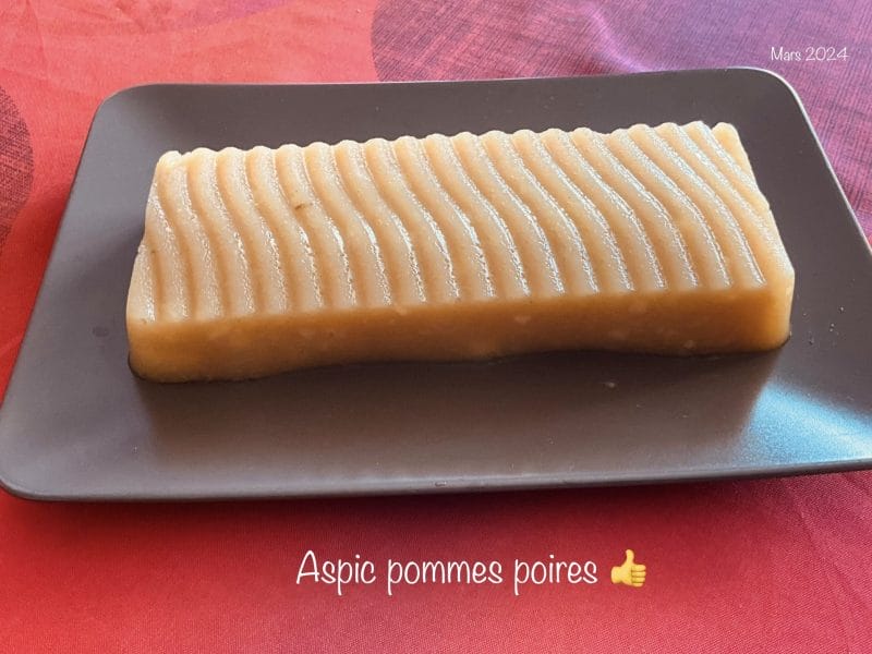 Cliquez pour zoomer ! Aspic pommes et poires Thermomix par NONO67