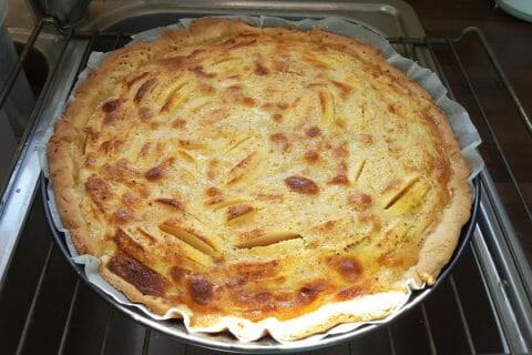 Cliquez pour zoomer ! Tarte normande aux pommes Thermomix par Neptunya