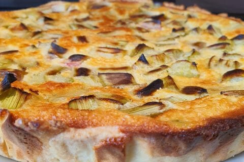 Cliquez pour zoomer ! Tarte à la rhubarbe Thermomix par Neptunya