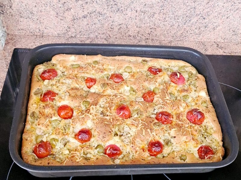 Cliquez pour zoomer ! Focaccia Thermomix par Sarah81200