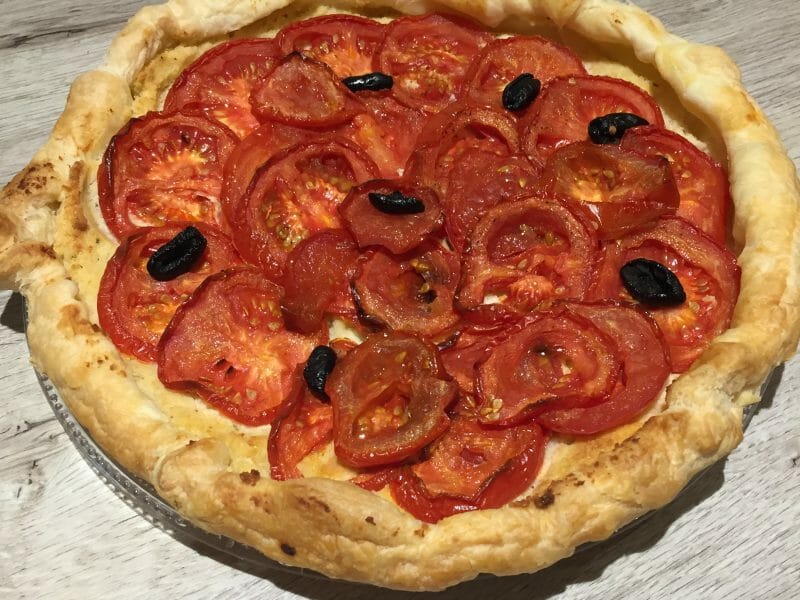 Cliquez pour zoomer ! Tarte tomates et amandes Thermomix par CC25
