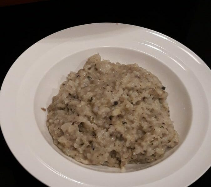 Cliquez pour zoomer ! Risotto champignons et courgettes Thermomix par deborabou