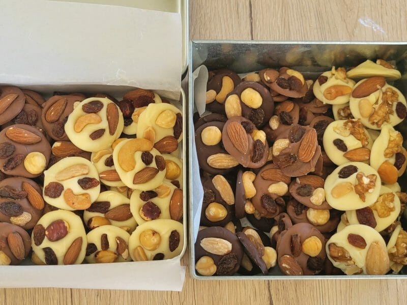 Cliquez pour zoomer ! Mendiants au chocolat Thermomix par Aurelieaurelia