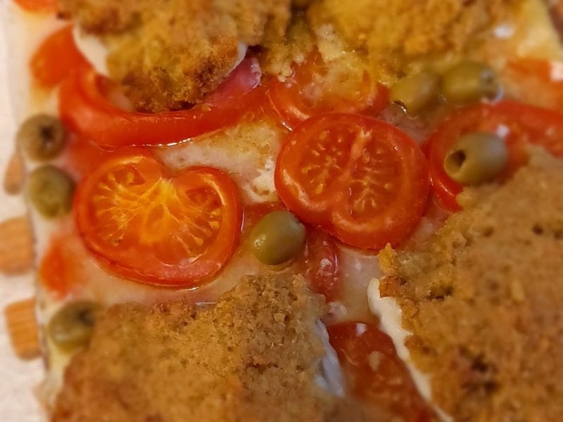 Cliquez pour zoomer ! Cabillaud en croûte d’olives vertes Thermomix par ali13160