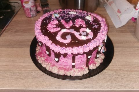 Cliquez pour zoomer ! Layer cake Kinder Bueno Thermomix par Coco