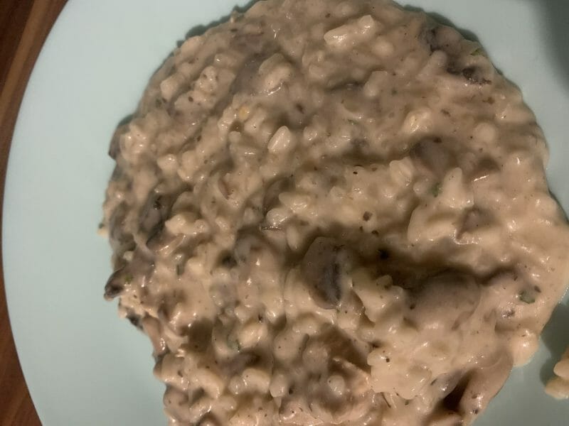 Cliquez pour zoomer ! Risotto poulet et champignons Thermomix par romyyyyyy