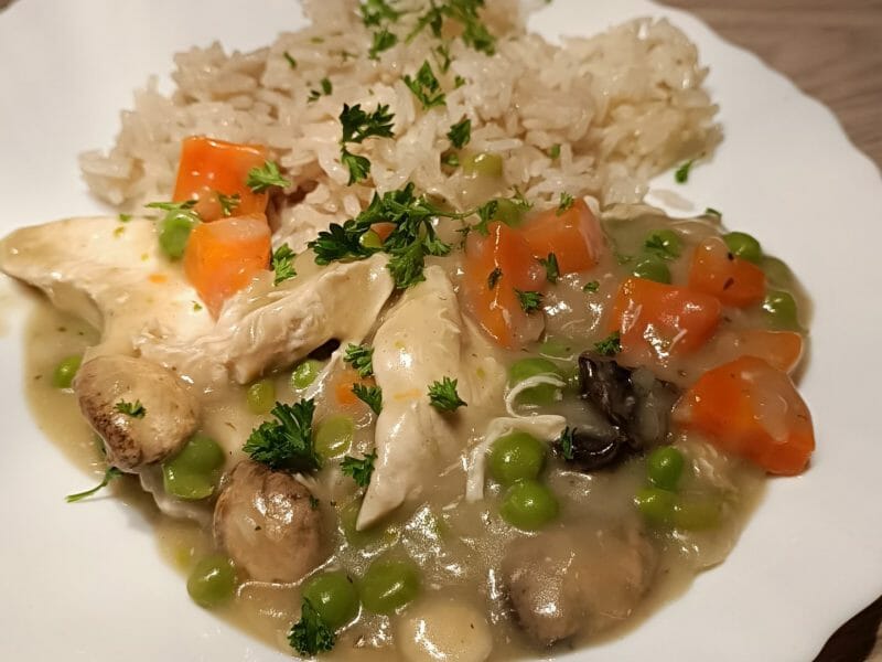 Cliquez pour zoomer ! Fricassée de poulet Thermomix par laurieanne29
