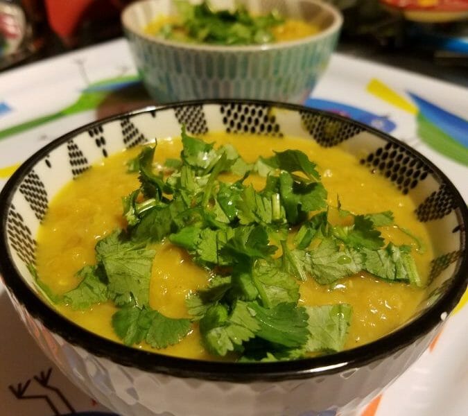 Cliquez pour zoomer ! Dhal de patate douce et de lentilles corail Thermomix par pixara