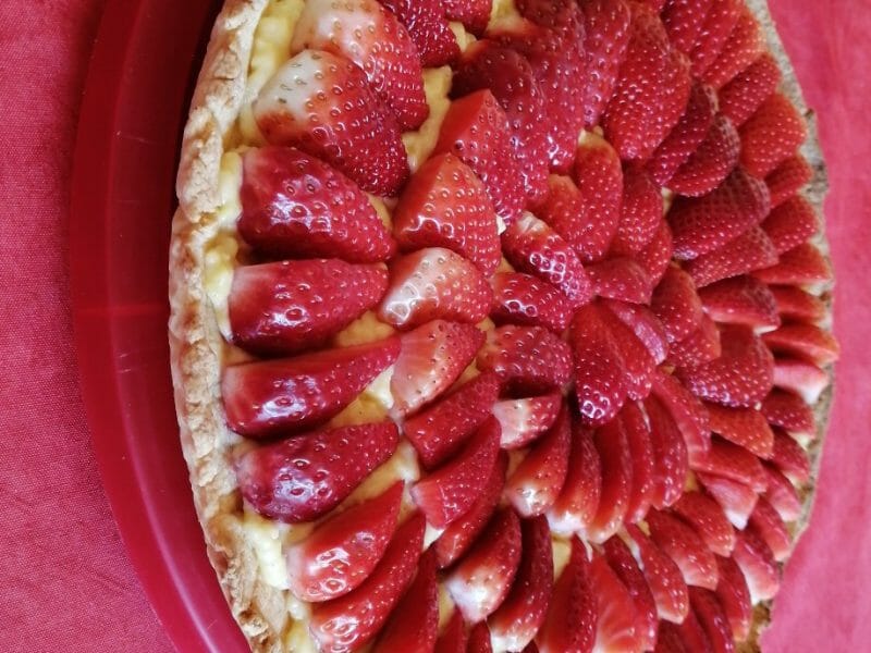 Cliquez pour zoomer ! Tarte aux fraises Thermomix par Christelle 180680
