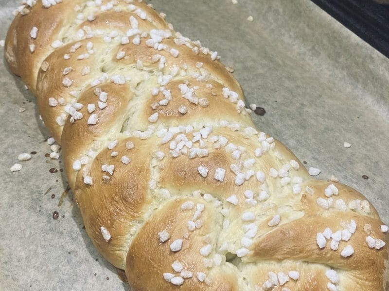 Cliquez pour zoomer ! Brioche tressée à la mie filante Thermomix par manon_860